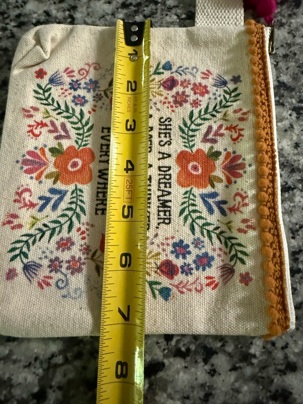 🆕 Natural Life Floral Zippered Period Pouch - Picture 9 of 9